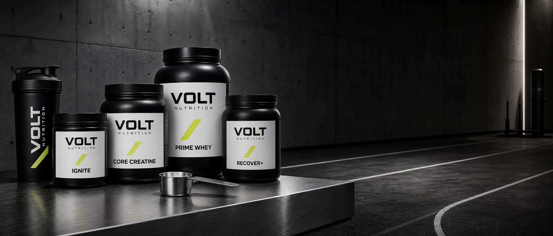 Familia de suplementos VOLT NUTRITION